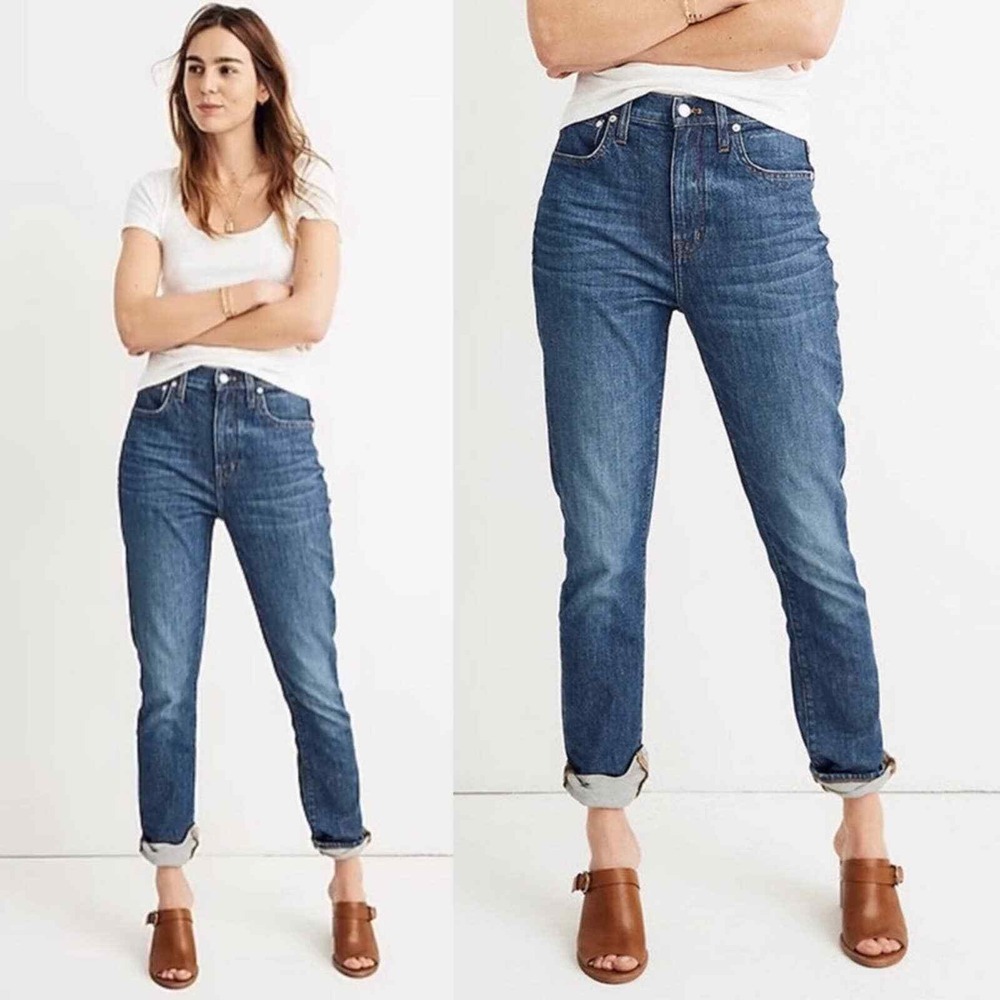 Madewell Women's Boyfriend Jeans - Medium Blue Wash